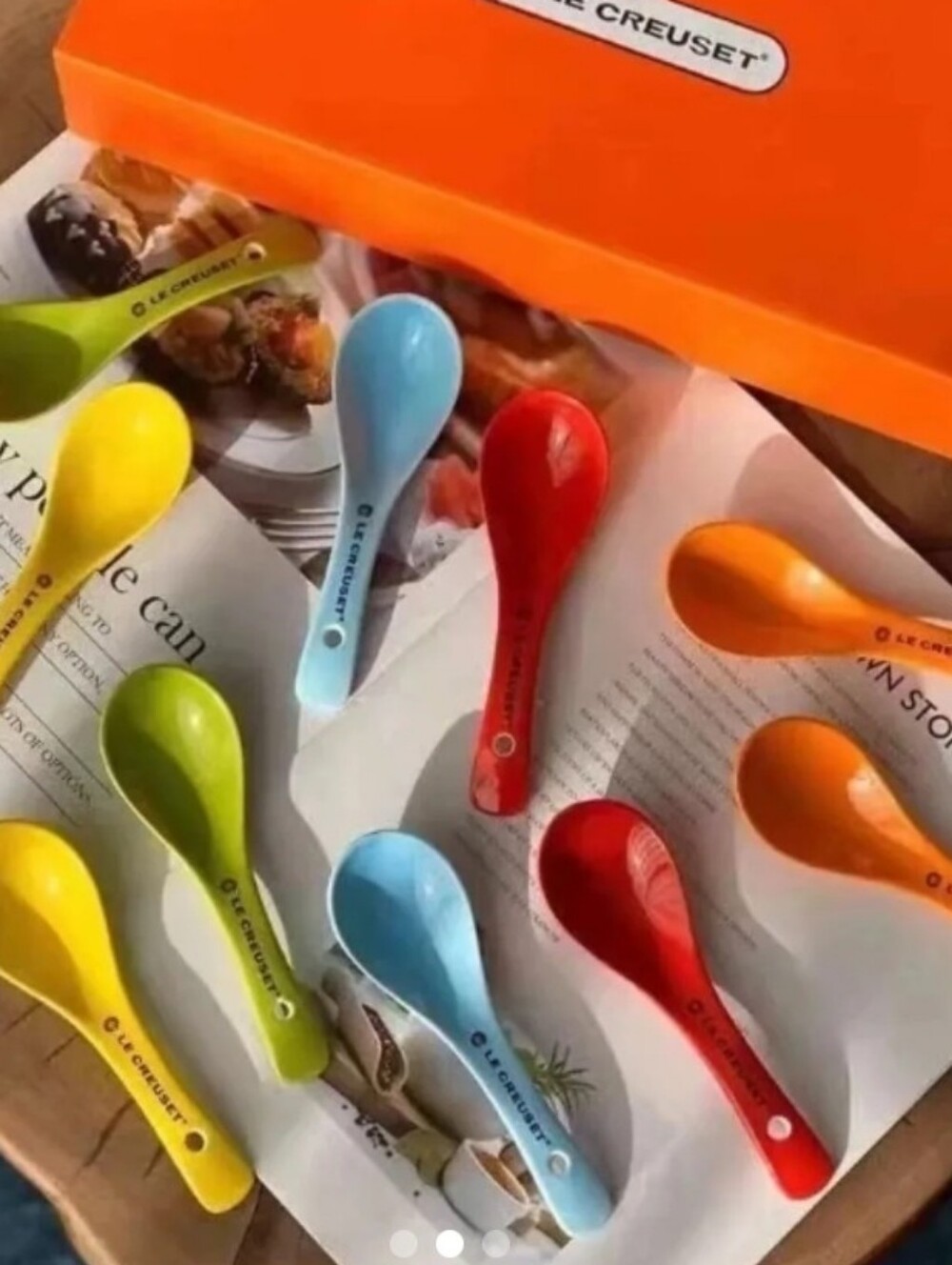 Le Creuset Ceramic Orange Spoon